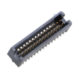 Conector: PCB-PCB; tată; PIN: 30; 1,27mm; TFC; gold flash; SMT; soclu