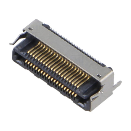 Conector: PCB-PCB; hermafrodit; PIN: 40; 0,5mm; LSHM; gold flash