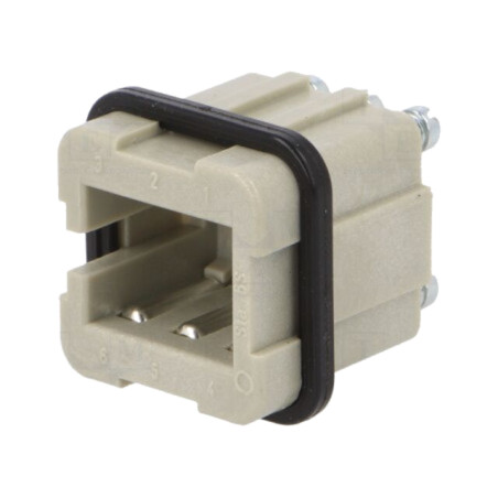 Conector: HDC; mamă; EPIC STA; PIN: 6; dimensiune H-A 3; 10A; 60V