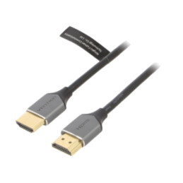 Cablu; HDCP 2.2,HDMI 2.0; HDMI mufă,din ambele părţi; PVC; 3m
