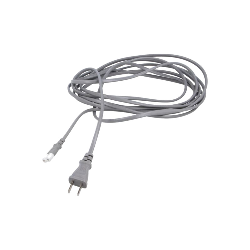 Cablu; 2x0,75mm2; IEC C7 mamă,JIS 8303 mufă; PVC; 5m; gri; 7A; 125V
