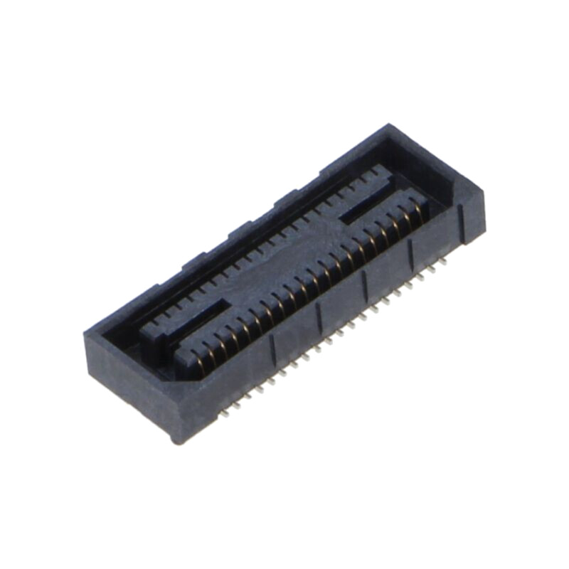 Conector: PCB-PCB; tată; PIN: 40; 0,8mm; BSE; gold flash; SMT; soclu