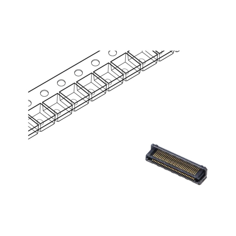 Conector: PCB-PCB; hermafrodit; PIN: 60; 0,5mm; LSHM; aurit; SMT