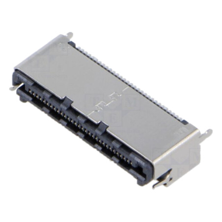 Conector: PCB-PCB; hermafrodit; PIN: 60; 0,5mm; LSHM; aurit; SMT
