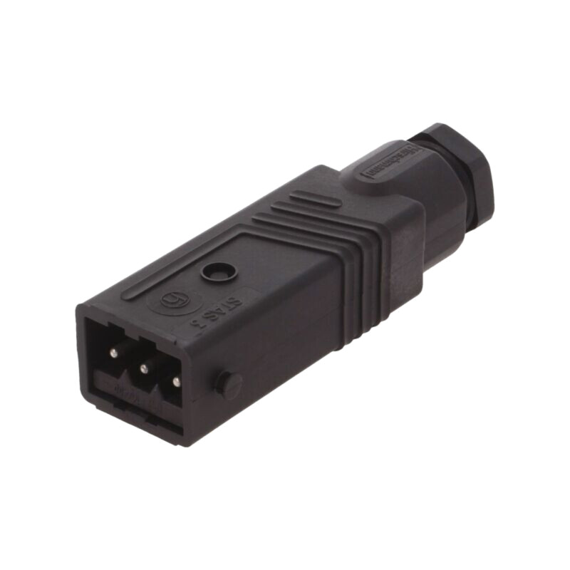 Conector: dreptunghiular; ST; mufă; tată; PIN: 3; cositorit; IP54
