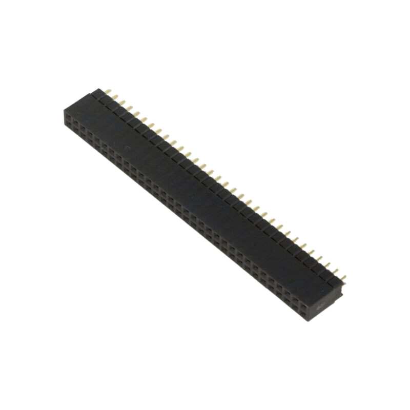 Conector: şiruri pini; soclu; mamă; 2,54mm; PIN: 64; THT; pentru PCB