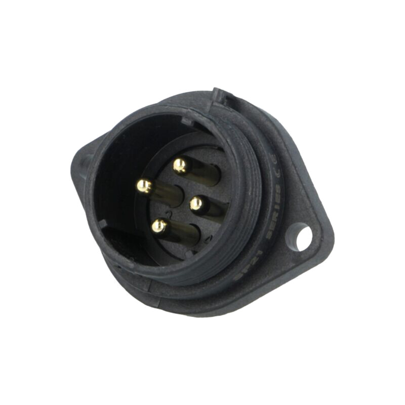 Soclu; SP21; tată; PIN: 4; IP68; 10A; terminal cu şurub; 500V; 1,5mm2