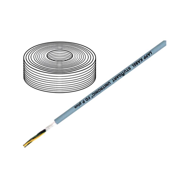 Cablu: pentru transmitere date; UNITRONIC® FD P plus; PUR; gri