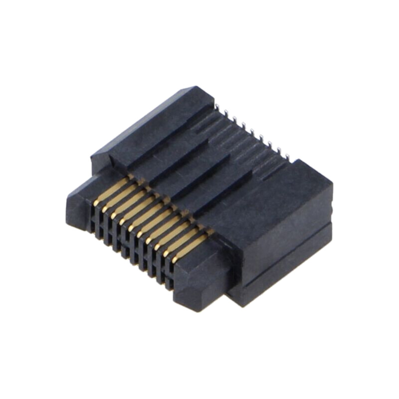 Conector: PCB-PCB; tată; PIN: 20; 0,8mm; ERM8; aurit; SMT; soclu; 1,4A