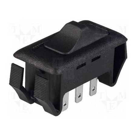 Comutator: glisant; Poz: 2; DPDT; 15A/125VAC; ON-OFF; Nr.term: 6