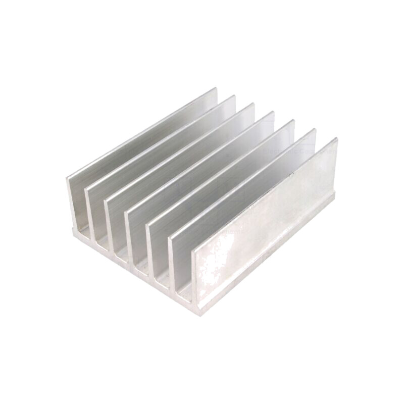 Radiator: extrudat; cu aripioare; L: 100mm; W: 78mm; H: 35mm; brut Radiator: extrudat; cu aripioare; L: 100mm; W: 78mm; H: 35mm; brut