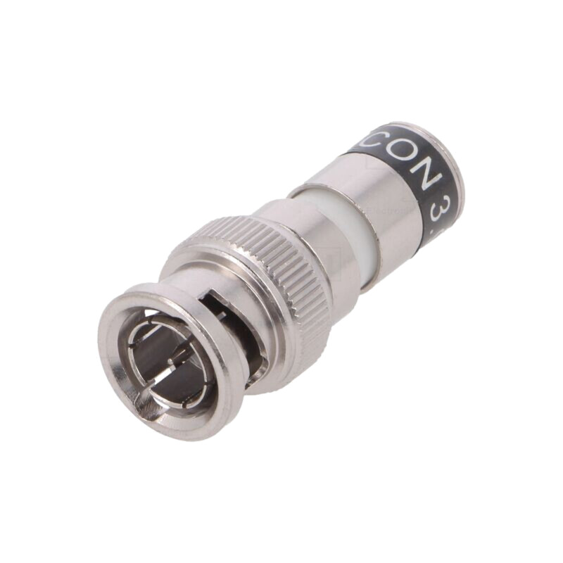 Conector: BNC; mufă; tată; 75Ω; RG59; crimpare; CX3; IP68 Conector: BNC; mufă; tată; 75Ω; RG59; crimpare; CX3; IP68