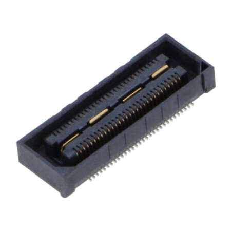 Conector: PCB-PCB; mamă; PIN: 60; 0,5mm; QSH; aurit; SMT; soclu; 2A