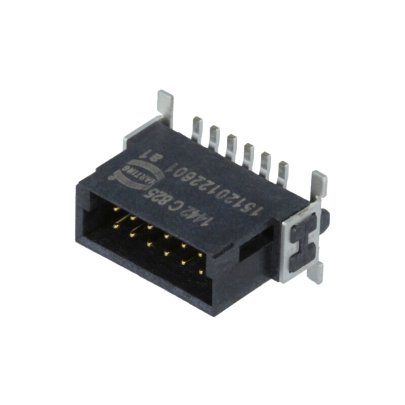 Conector: PCB-cablu/PCB; tată; PIN: 12; 1,27mm; har-flex®; 2,3A; SMT