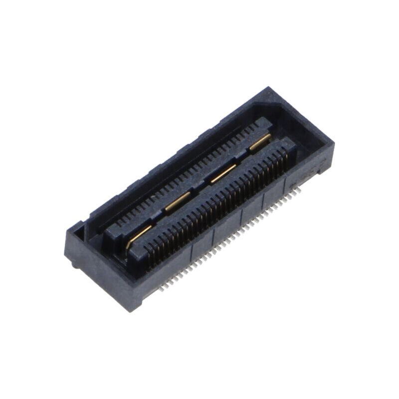 Conector: PCB-PCB; mamă; PIN: 60; 0,5mm; QSH; aurit; SMT; soclu; 2A Conector: PCB-PCB; mamă; PIN: 60; 0,5mm; QSH; aurit; SMT; soclu; 2A
