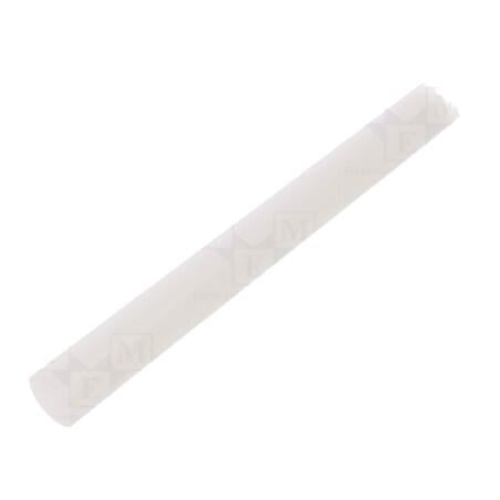 Tijă; Ø: 25mm; L: 500mm; naturală; extrudate; manşon