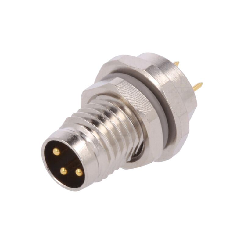 Conector: M8; tată; PIN: 3; neecranaţi; soclu; IP67; 60V; 2,5÷4mm
