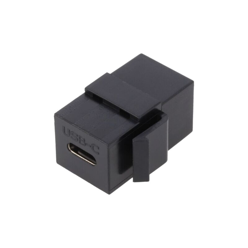 Adaptor; soclu; mamă x2; USB C soclu x2; Keystone; drept; USB 3.1 Adaptor; soclu; mamă x2; USB C soclu x2; Keystone; drept; USB 3.1