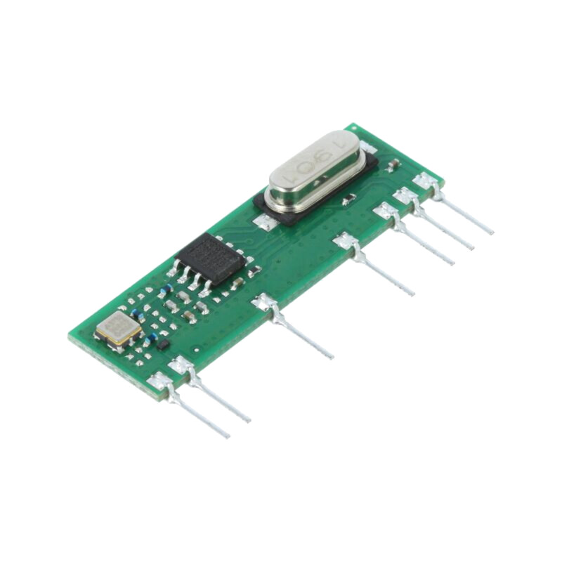 Modul: RF; receptor AM; AM,ASK; 433,92MHz; -109dBm; 5VDC; 4,3mA Modul: RF; receptor AM; AM,ASK; 433,92MHz; -109dBm; 5VDC; 4,3mA