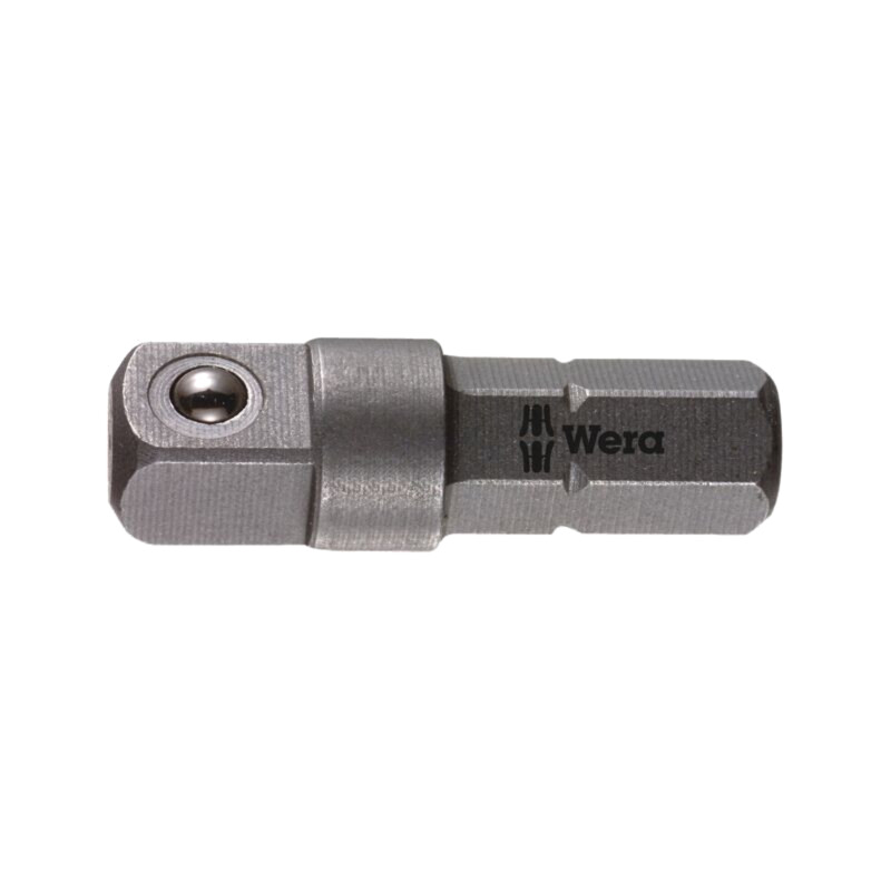 Adaptor; Lung.tot: 25mm; Fixare: hexagon 1/4" / pătrat 1/4" Adaptor; Lung.tot: 25mm; Fixare: hexagon 1/4" / pătrat 1/4"
