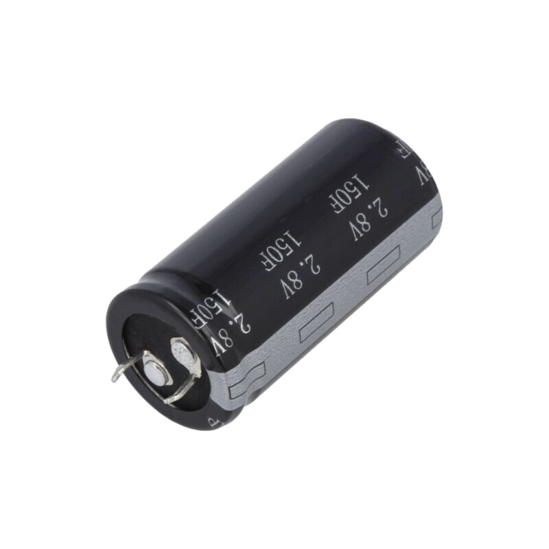 Supercondensator; SNAP-IN; 150F; 2,8VDC; ±20%; Ø25,2x52,5mm; 12mΩ