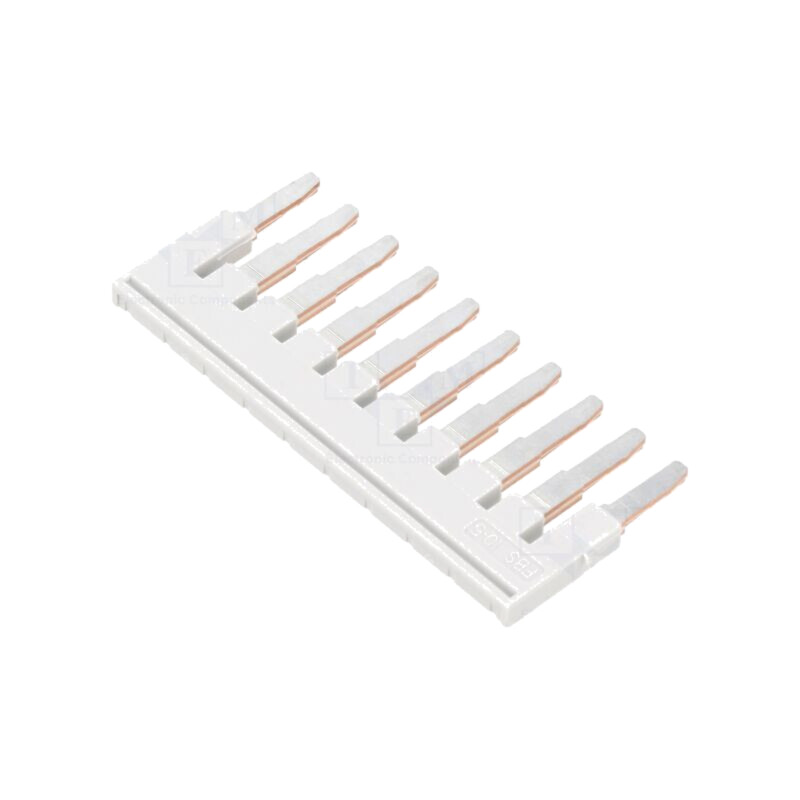 Punte de conectare; piste: 10; gri; Lăţ: 5mm; UL94V-0 Punte de conectare; piste: 10; gri; Lăţ: 5mm; UL94V-0