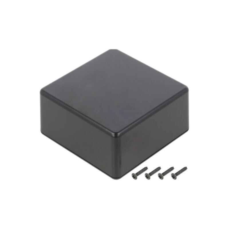 Carcasă: universală; X: 80mm; Y: 80mm; Z: 40mm; TW; ABS; neagră; IP40