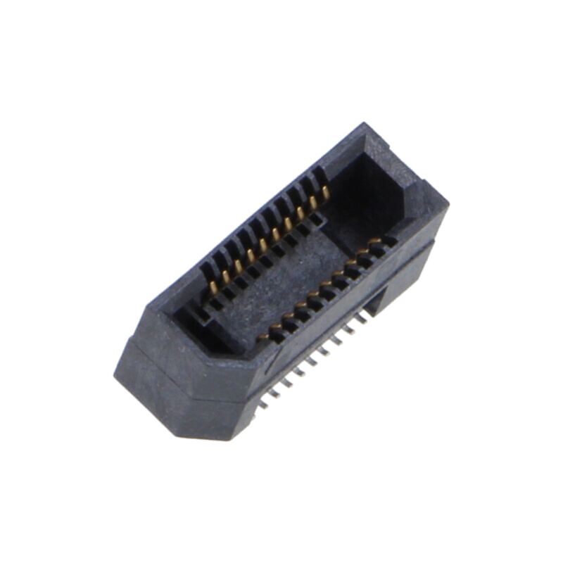 Conector: PCB-PCB; mamă; PIN: 20; 0,8mm; ERF8; aurit; SMT; soclu; 1,4A Conector: PCB-PCB; mamă; PIN: 20; 0,8mm; ERF8; aurit; SMT; soclu; 1,4A