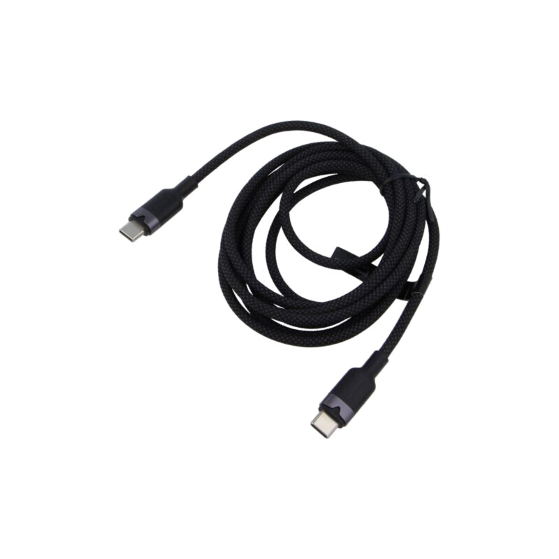 Cablu; USB 2.0; USB C mufă,din ambele părţi; nichelat; 2m; negru