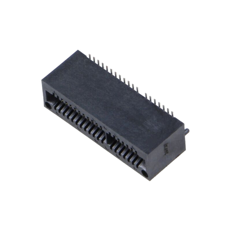 Conector: de margine; PIN: 40; 1mm; gold flash; SMT; pentru PCB