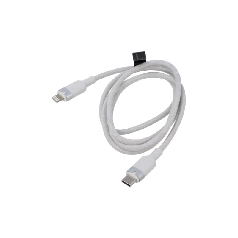 Cablu; USB 2.0; mufă Apple Lightning,USB C mufă; nichelat; 1m