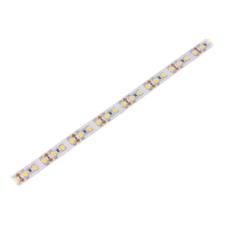 Bandă LED; alb cald; 2835; LED/m: 120; 10mm; PCB albe; IP20; 24W/m