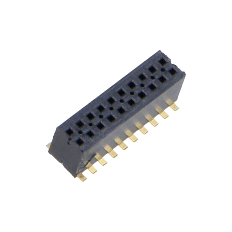 Conector: şiruri pini; tată; PIN: 20; 1,27mm; aurit; SMT; soclu; rolă Conector: şiruri pini; tată; PIN: 20; 1,27mm; aurit; SMT; soclu; rolă