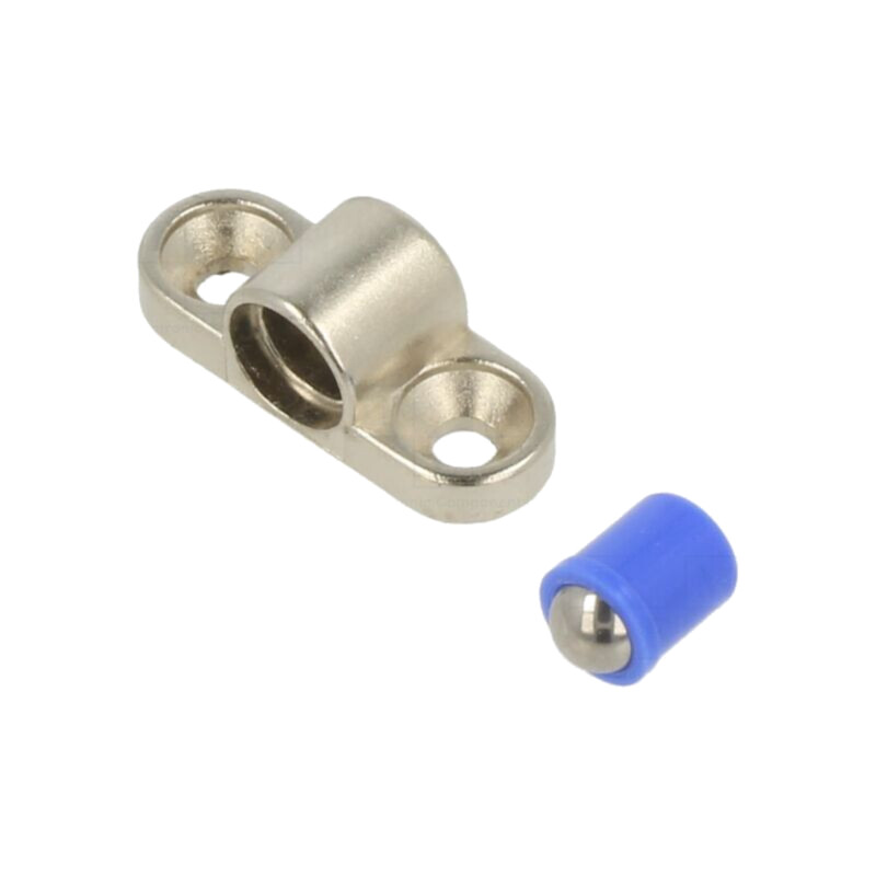 Clichet cu bilă; F1: 6,5N; F2: 13N; 6mm; cu montură Clichet cu bilă; F1: 6,5N; F2: 13N; 6mm; cu montură