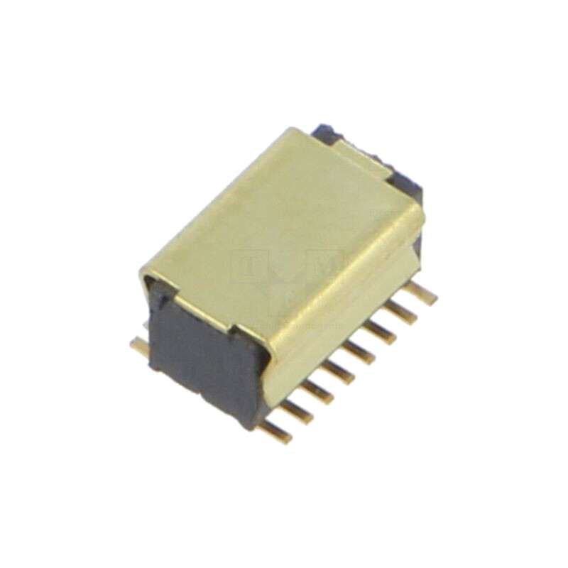Conector: PCB-PCB; mamă; PIN: 16; 0,8mm; CLE; aurit; SMT; soclu; 2,7A