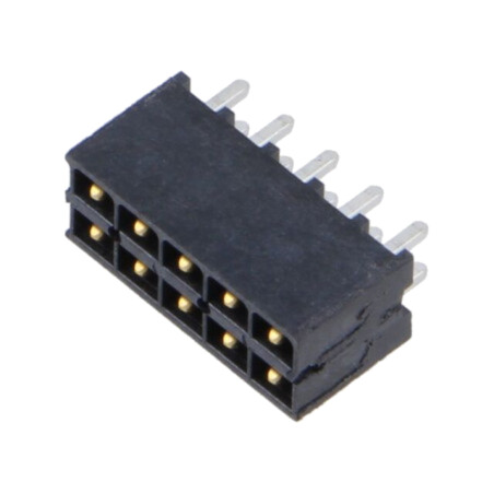 Conector: PCB-cablu/PCB; soclu; miniMATE; tată; PIN: 10; drept; THT