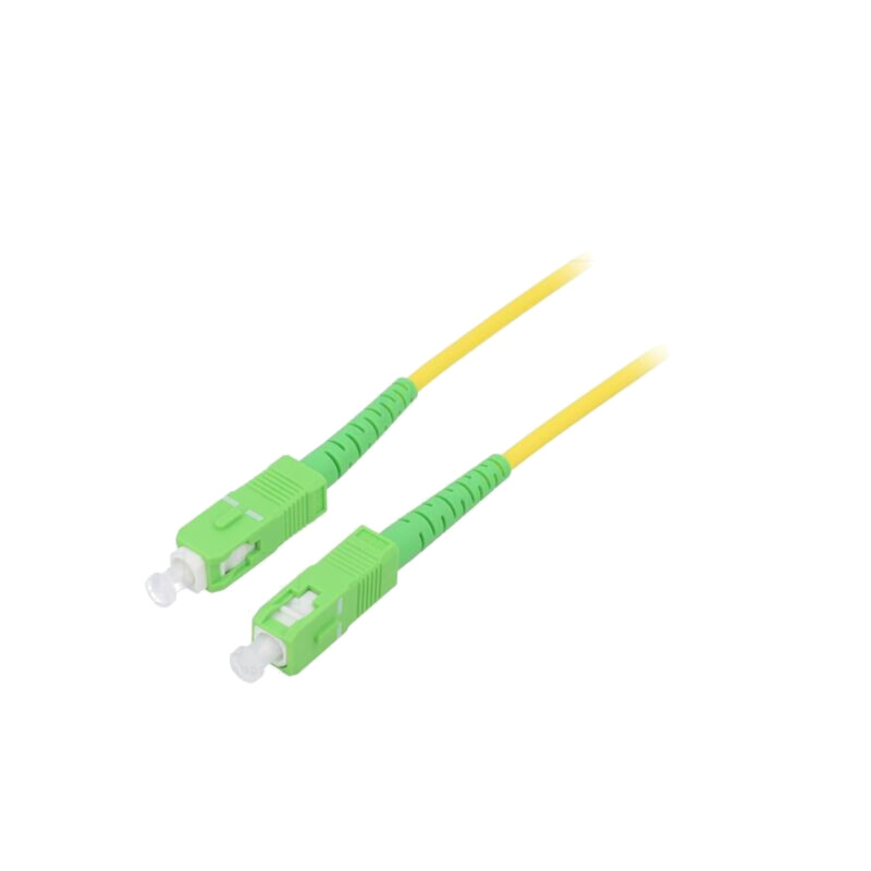 Patch cord cu fibră; OS2; SC/APC,din ambele părţi; 5m; LSZH