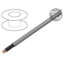 Cablu: cablu de control; chainflex® CF130.UL; 7G0,75mm2; PVC; gri
