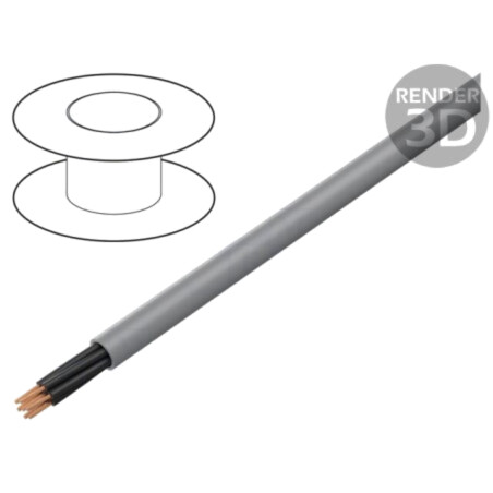 Cablu: cablu de control; chainflex® CF130.UL; 7G0,75mm2; PVC; gri