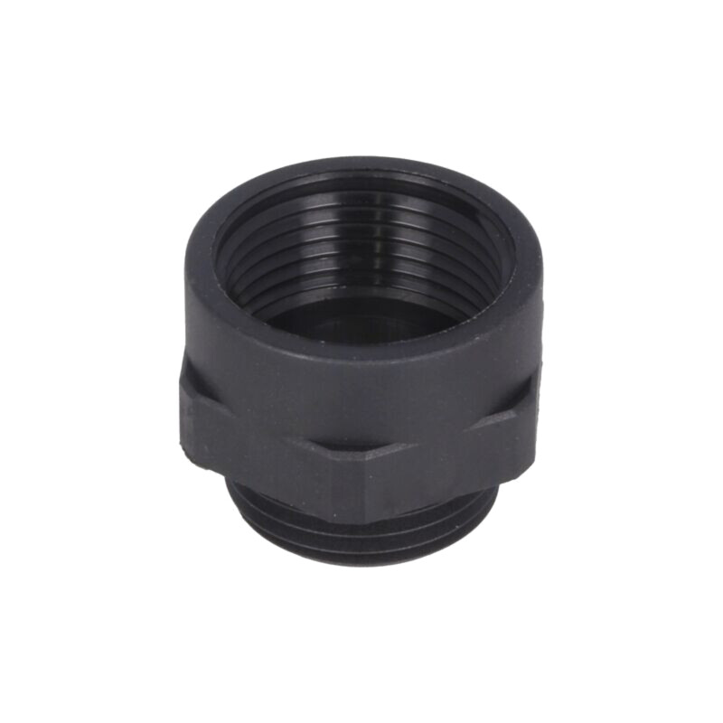 Adaptor filet; Filet int: PG13,5; Filet ext: M20; poliamidă Adaptor filet; Filet int: PG13,5; Filet ext: M20; poliamidă