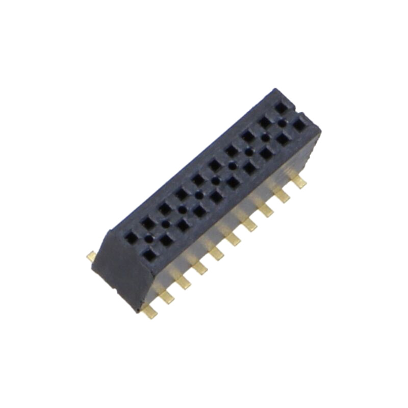 Conector: şiruri pini; tată; PIN: 20; 1,27mm; aurit; SMT; soclu