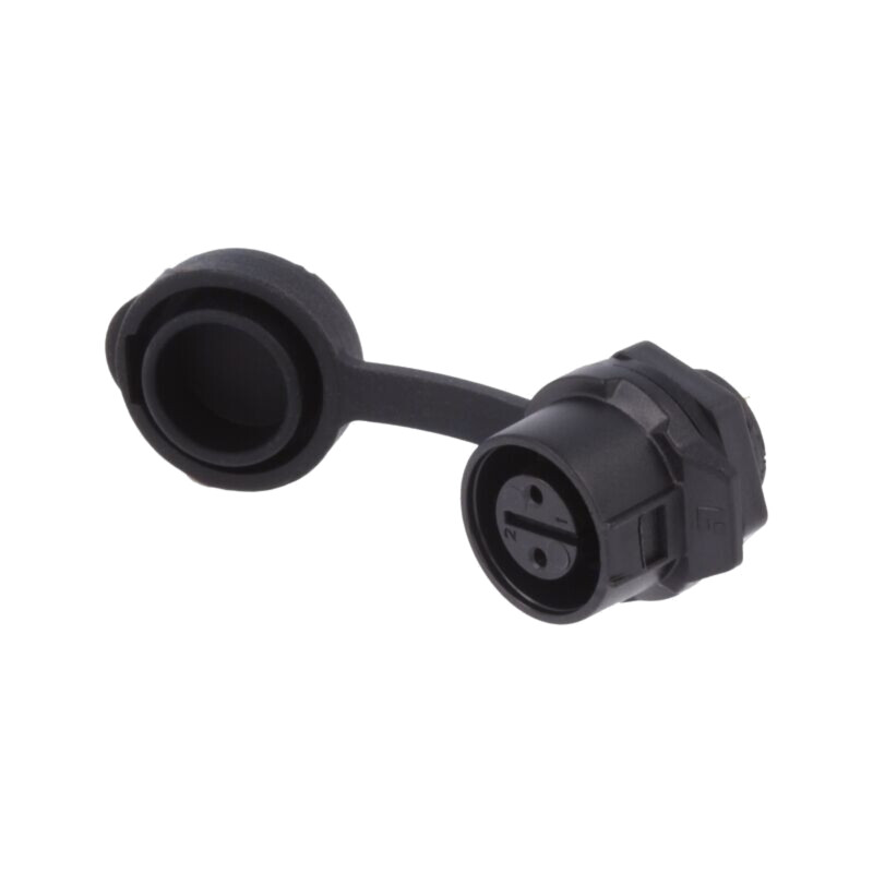 Conector: circular; soclu; dimensiune 12; 02; mamă; PIN: 2; aurit; 5A