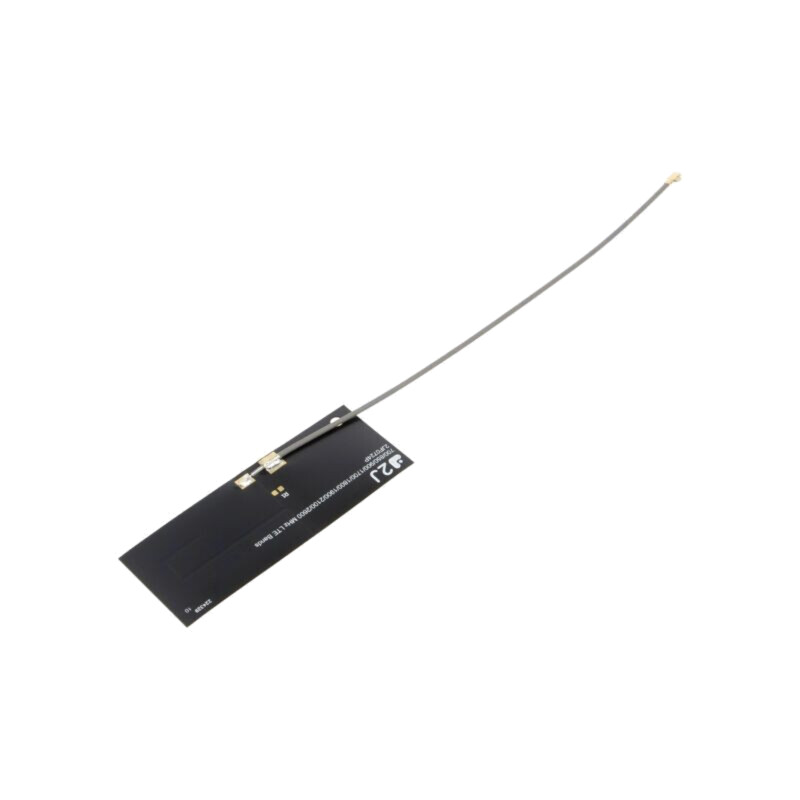 Antenă; 2G,3G,4G,GSM,LTE; 2,7dBi; prin lipire; 70,4x26,4x0,3mm
