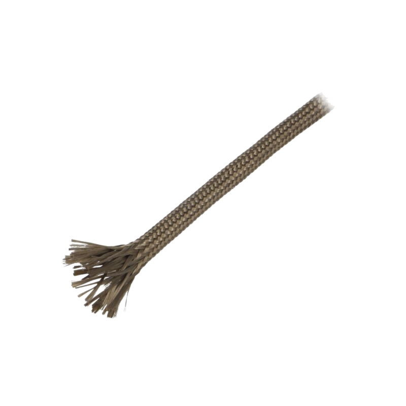 Manşon electroizolant; fibră de bazalt; kaki; -260÷560°C; L: 10m Manşon electroizolant; fibră de bazalt; kaki; -260÷560°C; L: 10m
