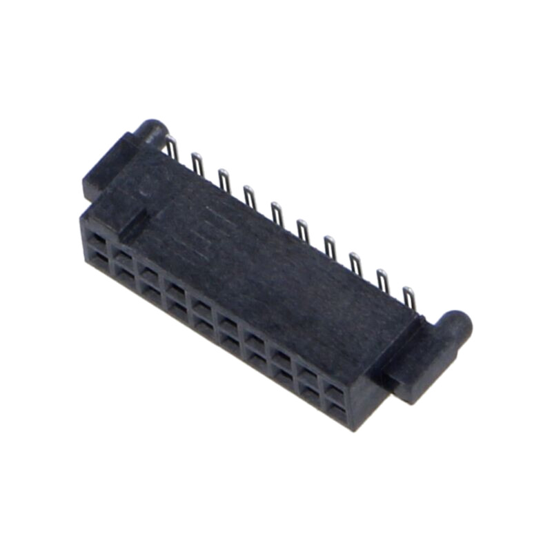 Conector: PCB-PCB; mamă; PIN: 20; 1,27mm; SFC; gold flash; THT; soclu