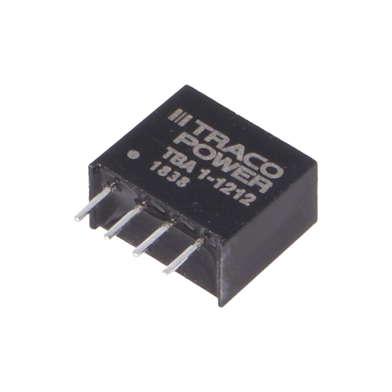 Convertor: DC/DC; 1W; Uintr: 10,8÷13,2VDC; Uieş: 12VDC; Iieş: 80mA
