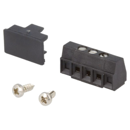 Regletă de conexiuni pt.PCB; în unghi 90°; 3,81mm; piste: 3; 8A