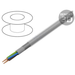 Cablu; ÖLFLEX® CLASSIC 100 CY; 4G1,5mm2; PVC; transparent,gri
