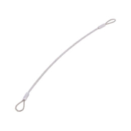 Cablu de asigurare; Acoperire: PVC; oțel inoxidabil; 320mm