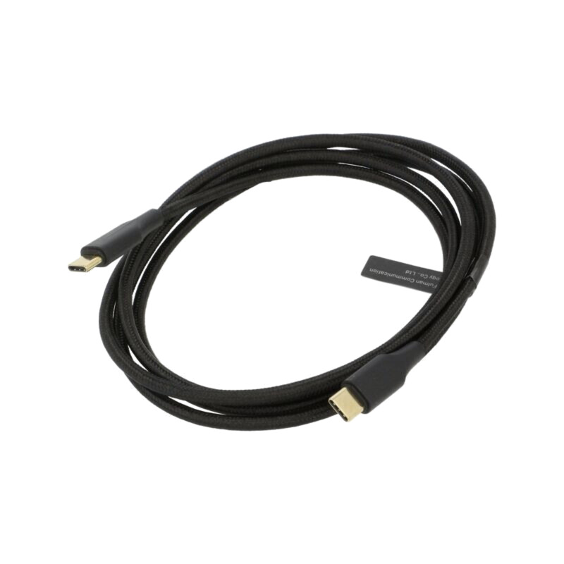 Cablu; USB 2.0; USB C mufă,din ambele părţi; nichelat; 1,5m; 60W